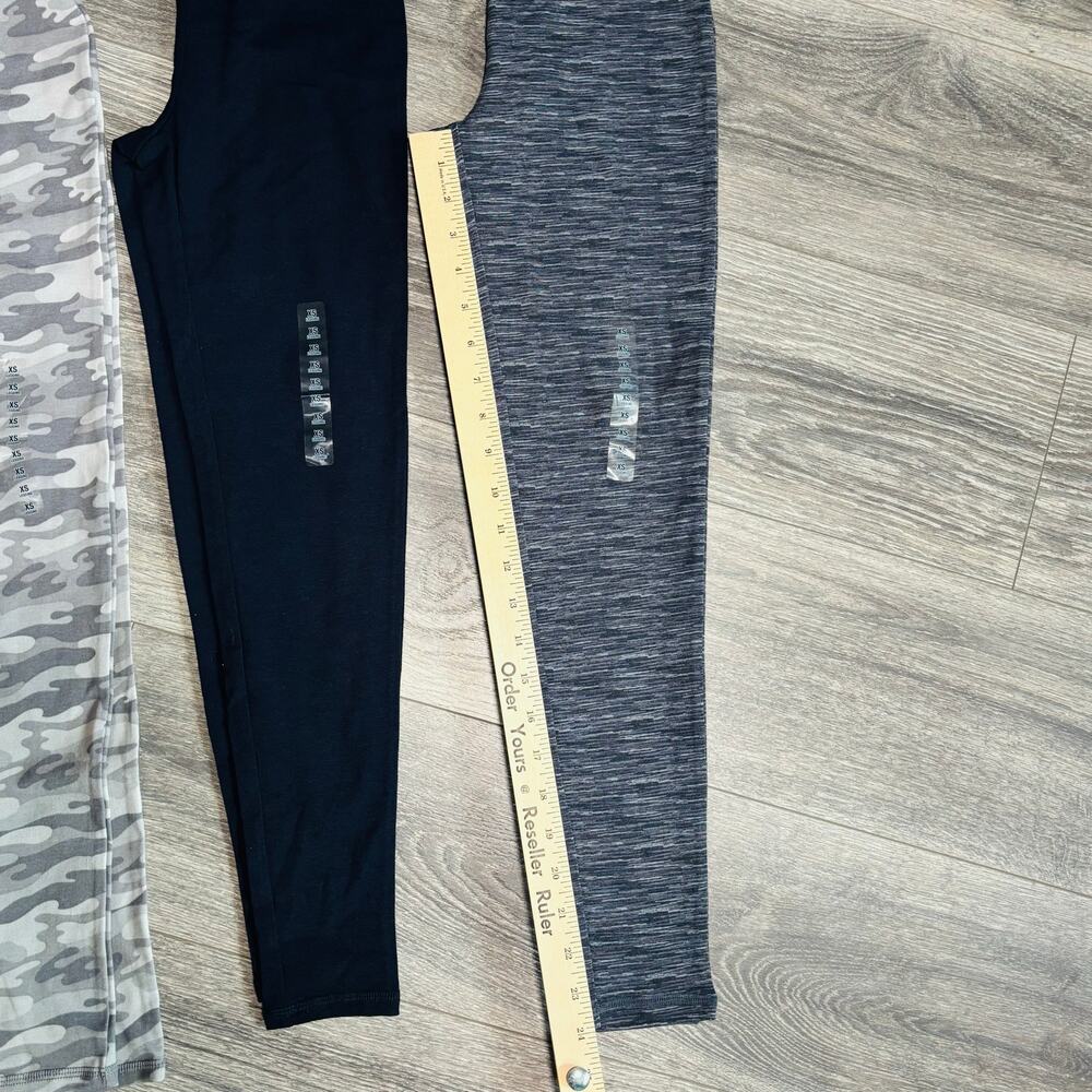 Flirtitude Active Bundle 3 Leggings 2 Tops Extra Small $88 Retail 0313 - Picture 5 of 6